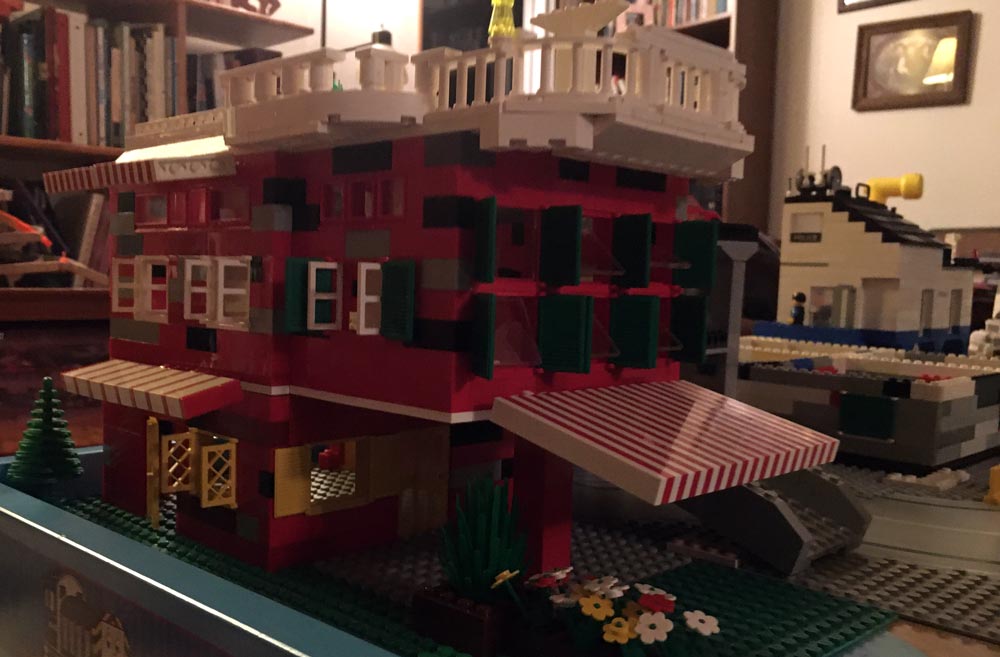 Legos Building Beach House